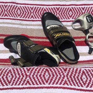 Carnac Cycling Shoes Cleats Black Legend w/Clips